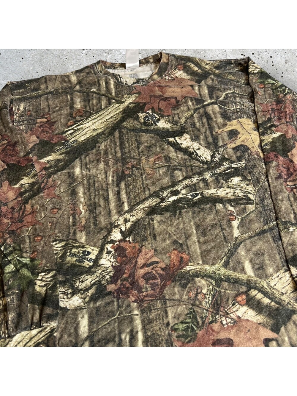 Vintage Hunting Mossy Oak Break Up Camo Long Sleeve Tee Shirt Size 2XL